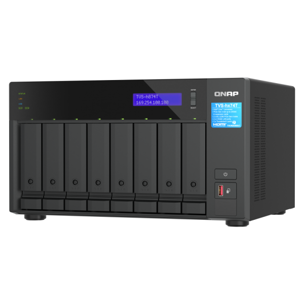QNAP TVS h874T i9 64G 8 Bay Thunderbolt 4 NAS