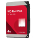 WD WD40EFZZ Red Plus 4TB SATA Hard Drive for NAS w/ 5400RPM 6Gb/s 128MB Cache